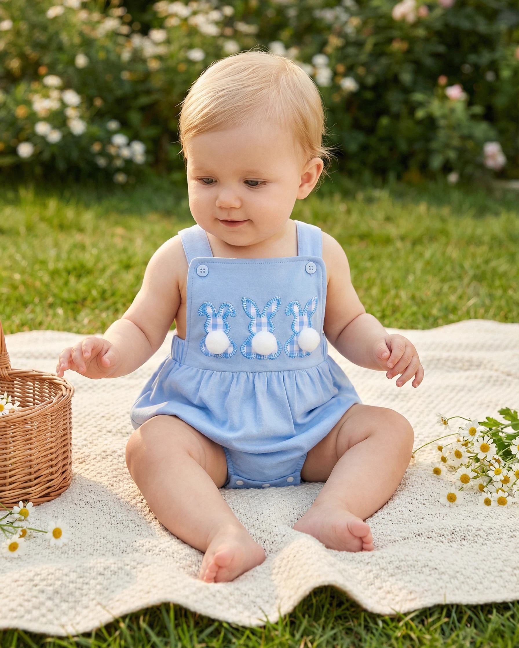 Baby Bunny Overall Romper