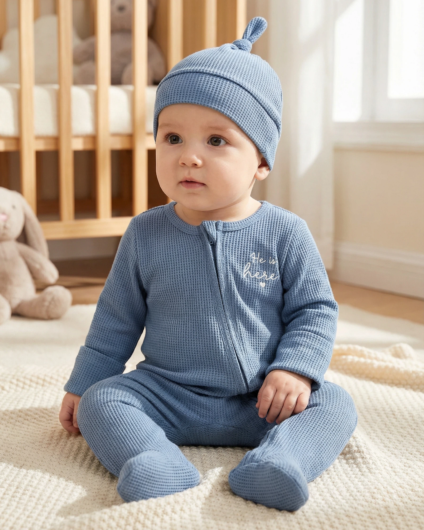 Baby Footed Romper Set